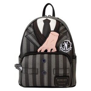 Loungefly Wednesday Nevermore Academy Uniform Cosplay Mini Backpack‎